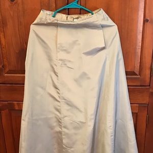 Grey full length skirt with pockets